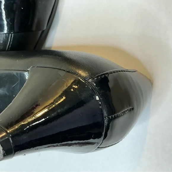 Anne Klein Black Kitty Heels Sleek and Sophisticated Size 8 - Picture 12 of 12